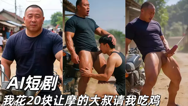AI短劇 我花20塊讓摩的大叔請我吃雞