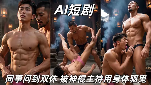 AI短劇 同事問到雙休 被神棍主持用身體驅鬼