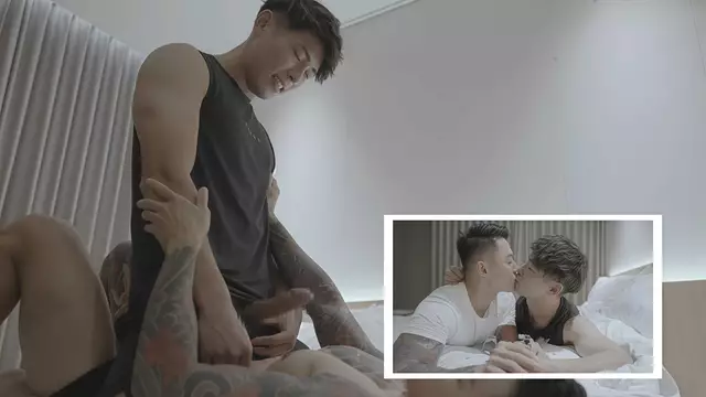 姜哥哥和日本男優陳光雙人自慰打手槍