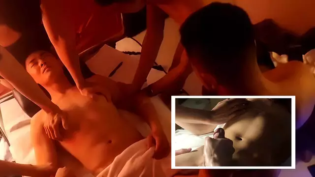Alan多人精油按摩大屌噴射