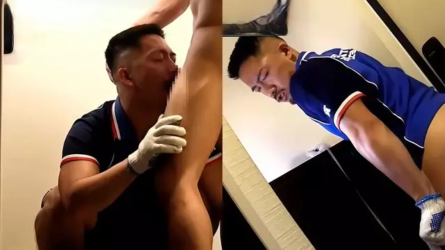 日本變態裸男勾引直男快遞哥 強行雞巴塞嘴無套猛操內射