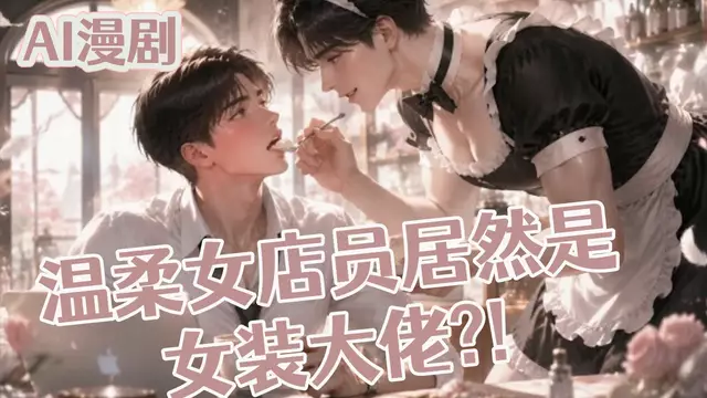 [AI漫劇] 以為的溫柔女店員，居然是女裝大佬！